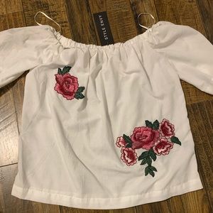 Off the shoulder blouse